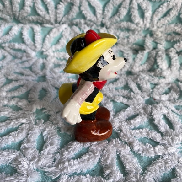 Vintage Disney Minnie Mouse figurine & candle lot Dancing & Cowgirl Minnie - Picture 9 of 14